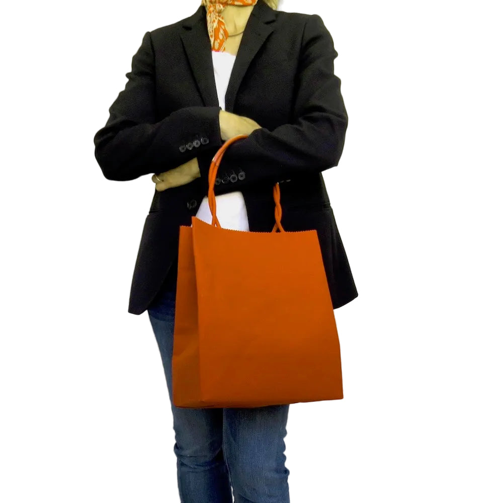 Brave Brown Bag classic wax cotton midi marigold