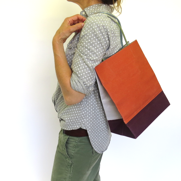 Brave Brown Bag montage wax cotton midi f19