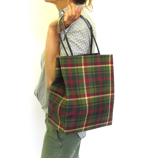 Brave Brown Bag pattern wax cotton midi f15