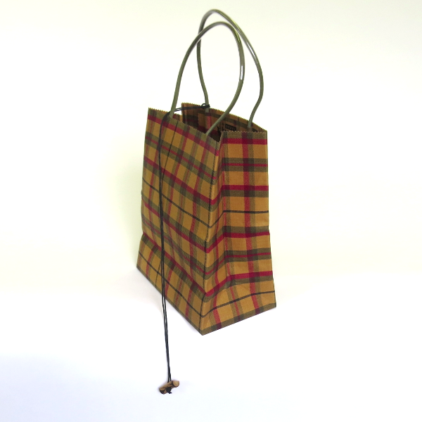 Brave Brown Bag pattern wax cotton midi f15