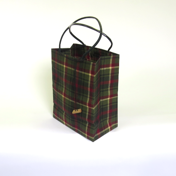 Brave Brown Bag pattern wax cotton midi f15