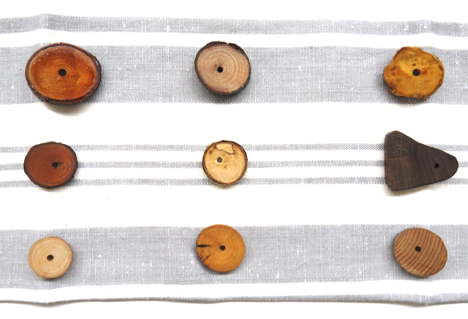 Buttons and bags: twigs and trees