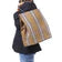 A classic pattern  in a modern tote