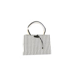 Brave Brown Bag pattern wax cotton mini ebony stripe