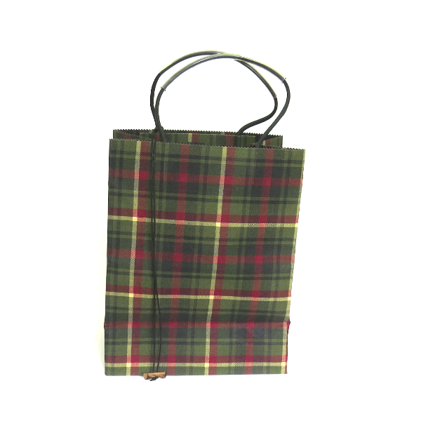 Brave Brown Bag pattern wax cotton maxi cedar maple plaid
