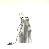 Brave Brown Bag pattern wax cotton midi ebony stripe