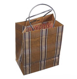 Brave Brown Bag pattern wax cotton maxi camel plaid