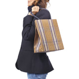 Brave Brown Bag bbb luxe midi wax pattern camel plaid