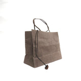 Brave Brown Bag pattern wax fabric marche f19